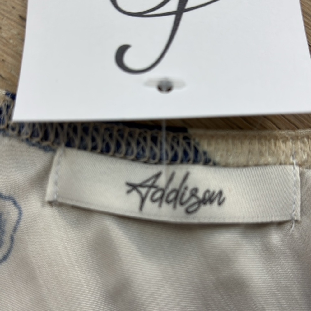 NWT Addison Floral Silky Midi Skirt Sz M - Picture 7 of 8